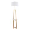 Cosmo - Shelf Contemporary / Glam Floor Lamp - Gold - Image 4