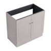 Modern Freestanding Bathroom Vanity With Soft Close Cabinet Doors, Excluding Sink - Khaki - Image 5
