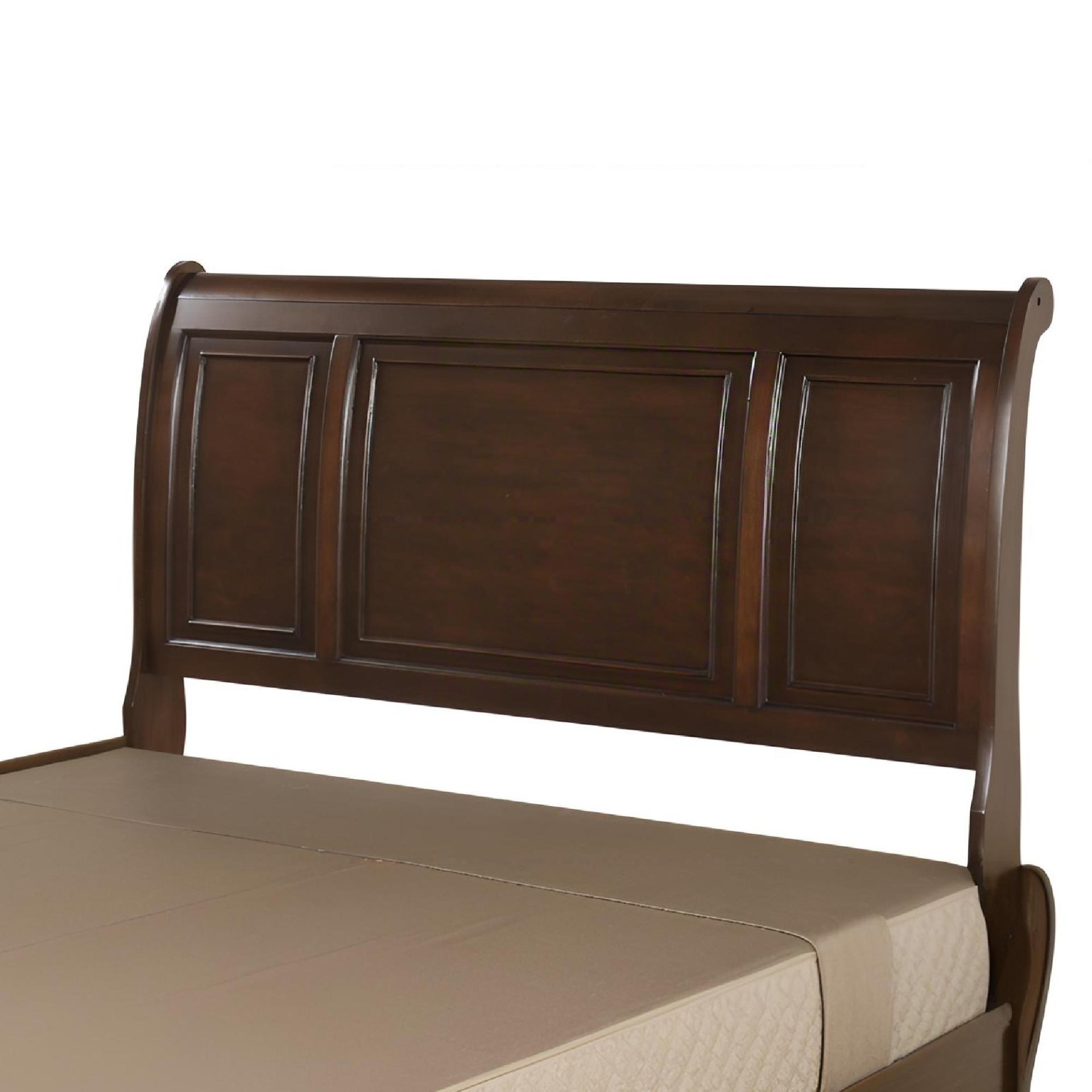 Meade - Queen Bed, Platform Frame, Storage Drawers And Full Extension Design - Dark Cherry - Image 7