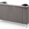 Contemporary Loveseat - Dark Gray - Image 3