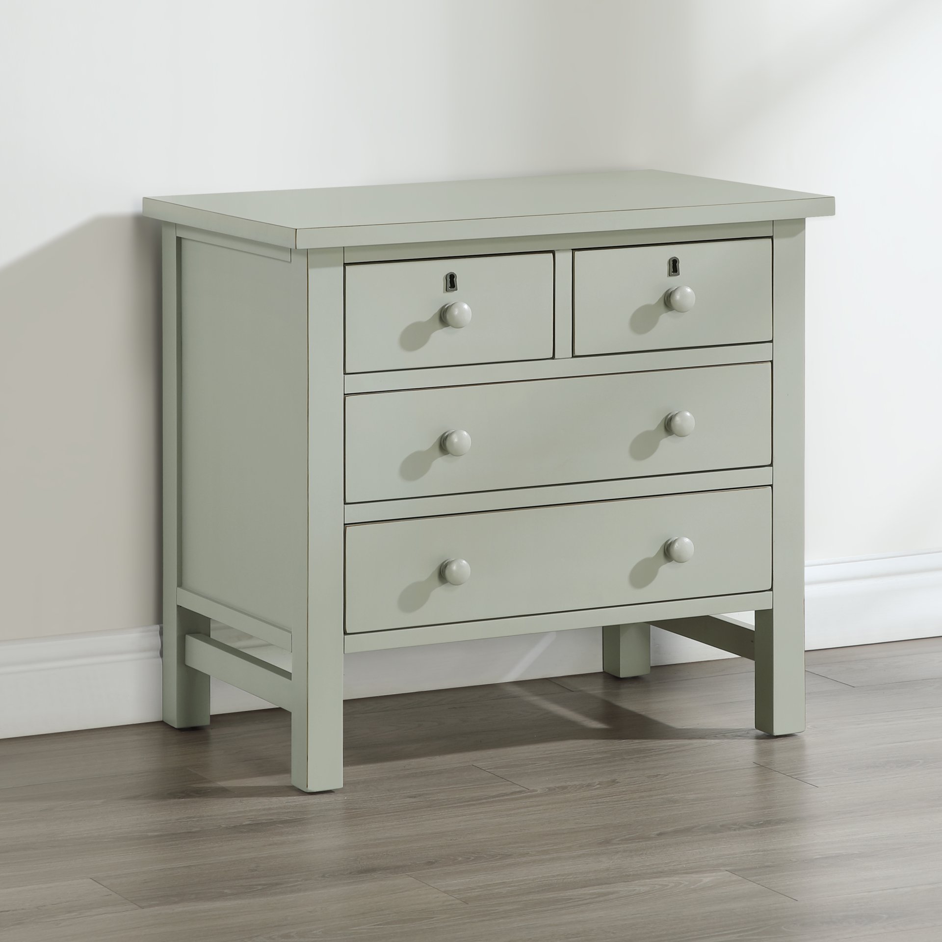 Georgina - 4 Drawer Storage Nightstand - Antique Grey - Image 8
