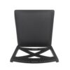 Farmhouse Style Counter Height Chair With Upholstered Seat - Black - Image 8