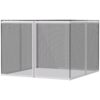 Outsunny - 10' x 13' Replacement Mesh Sidewall Netting For Patio Gazebos And Canopy Tents With Zippers (Sidewall Only) - White - Image 10