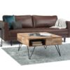 Hunter - Lift Top Square Coffee Table - Natural - Image 9