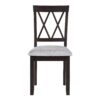 3 Piece Kitchen Dining Set With Drop Leaf Dining Table And 2 Dining Upholstered Chairs, Dining Room Set For Small Places - Espresso - Image 14