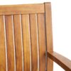 Amethyst - Outdoor Dining Chair With Slat Design (Set of 2) - Natural - Image 14