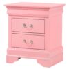 Louis Phillipe - Charming Nightstand - Pink - Image 7