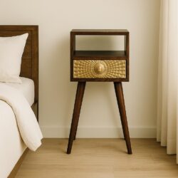 Eden - Mini Nightstand - Chestnut