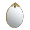 Large Round Wall Mirror With Metal Frame, Circle Accent Mirror For Living Room Bedroom Entryway - Gold - Image 8