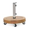 Ralph - Round Umbrella Base - Teak - Image 6