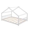 Full Size Classic House Bed - White - Image 3