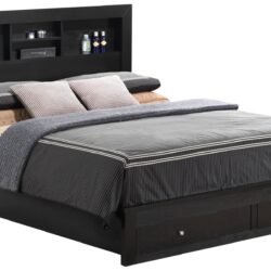 Full Storage Versatile Bed - Black