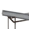 Percy Galvanized Metal Bar Cart - Gray - Image 6