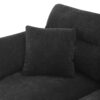Modern Convertible Sectional Sofa L Shaped Reversible Couch Set With Free Pillows 5 Seat Cloud With Ottoman - Black - Image 13