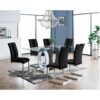 Royce - Dining Table Ecom - White / Gray - Image 7