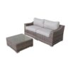 2 Person Seating Set With Cushions - Gray - Image 4