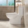 Gloss 1 Piece Toilet With Dual Flush And Rimless Bowl - Gloss White - Image 5