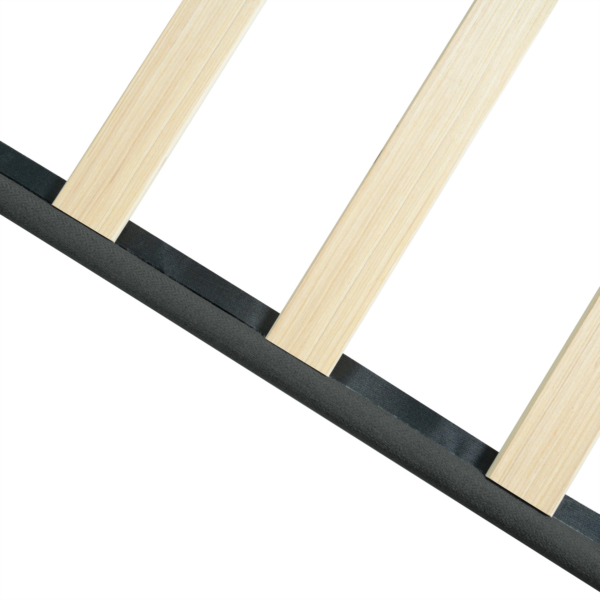 Queen Size Upholstered Platform Bed Frame With Modern Button Tufted Linen Fabric Headboard, Wood Slat Support - Dark Gray - Image 10