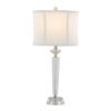 Diamond - Torch Contemporary Crystal Table Lamp (Set of 2) - Clear / Off White / Polished Nickel - Image 3