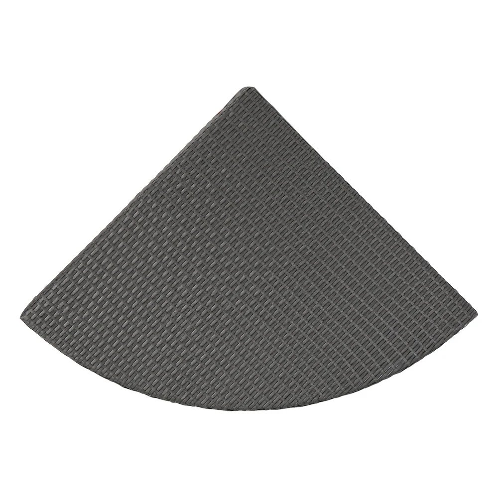 Santa Cruz - Outdoor 8 Piece Sectional Set - Dark Brown - Image 17