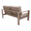 Loveseat, Wood Grained - Light Brown - Image 7