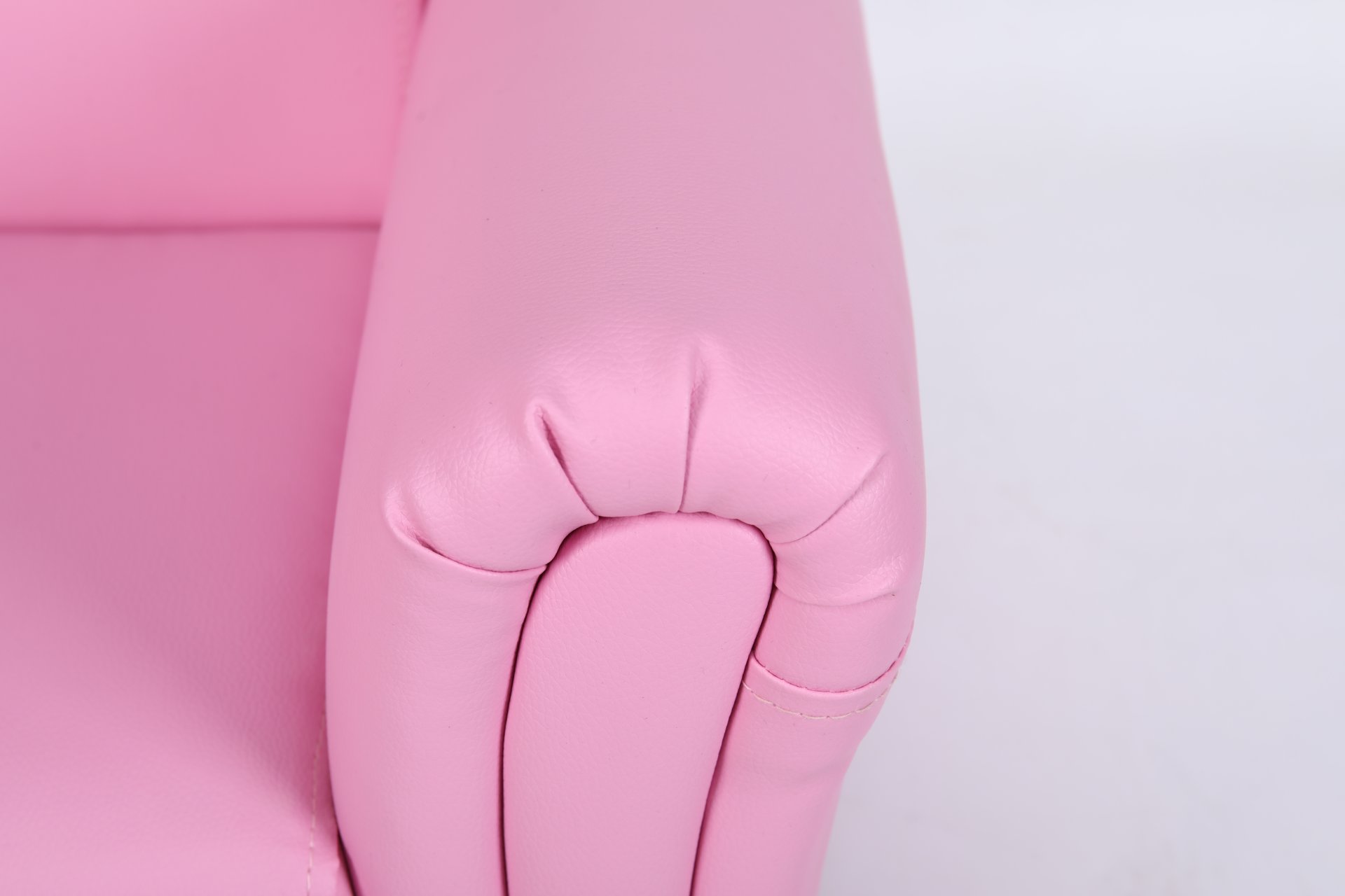 Kids Club Chair Sofa / Sectional And Ottoman - Pink - Image 2