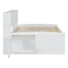 Full Size Daybed With 2 Bedside Cabinets, Upper Shelves And 4 Drawers - White - Image 5
