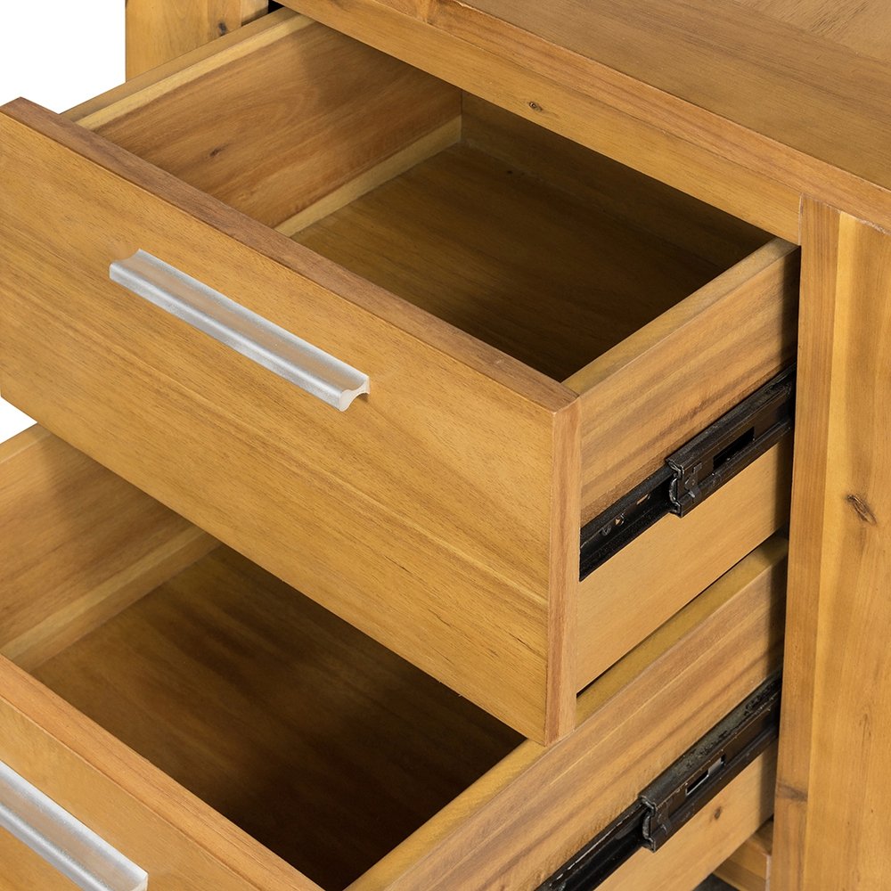 Nightstand - Natural Wood / Brown - Image 5