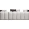 Manilla - Sectional Sofa With 8 Pillows - Ivory White - Image 4