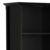 Acadian - 5 Shelf Bookcase - Black - Image 8