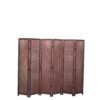 Panel Solid Wood, Folding Room Divider - Brown - Image 12