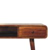 Curved Writing Desk - Chestnut - Image 6