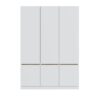 6 Doors Wardrobe Storage For Bedroom - White - Image 14