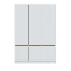 6 Doors Wardrobe Storage For Bedroom - White