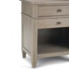 Carlton - Bedside Table - Distressed Gray - Image 7