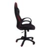 Office Chair, Gaming, Adjustable Height, Swivel, Ergonomic, Armrests, And Red, Contemporary & Modern - Black - Image 4