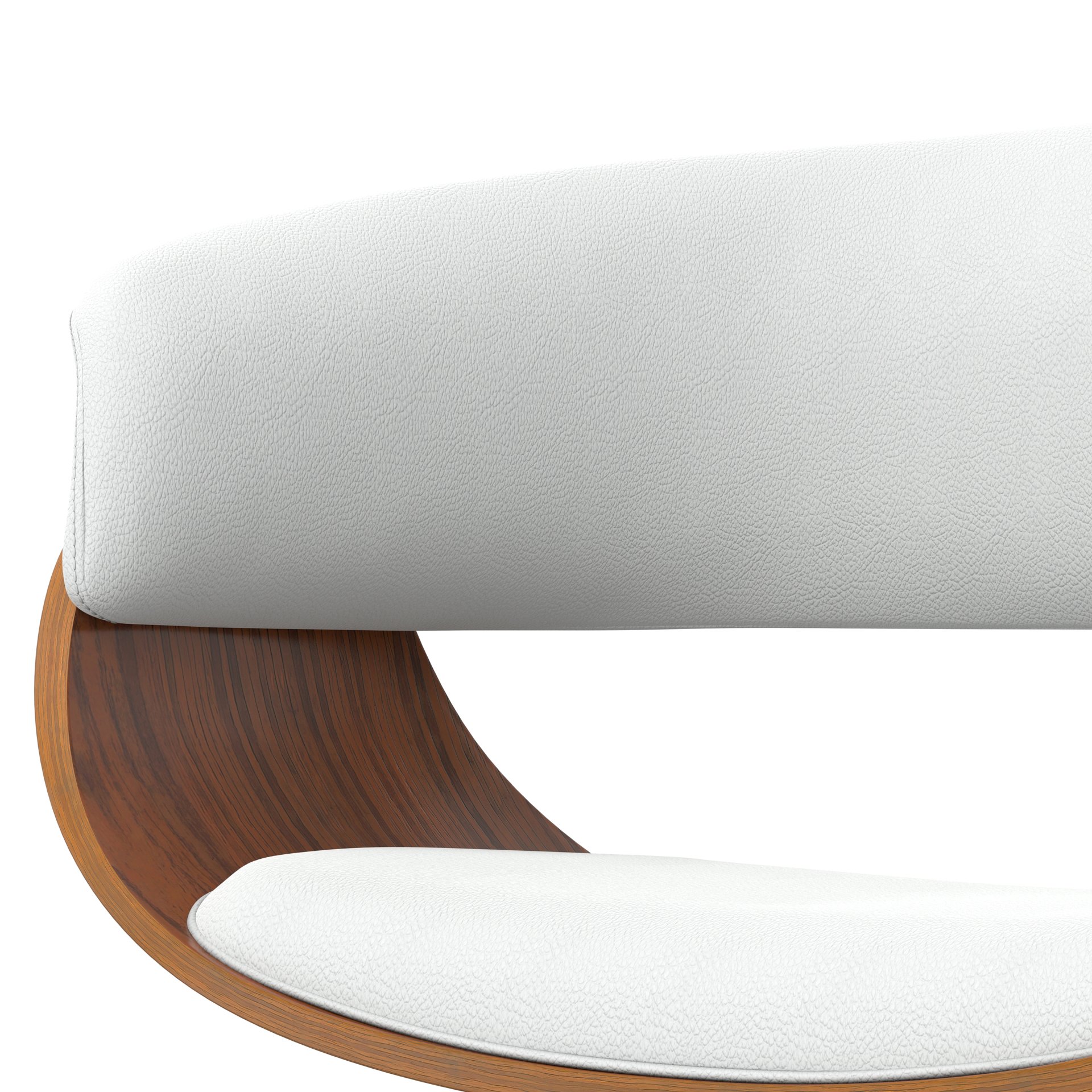 Sheldon - Adjustable Swivel Bar Stool - White - Image 11