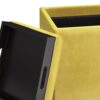 Rockwood - Cube Storage Ottoman With Tray - Dijon Yellow - Image 4