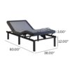 Bt2000 - Twin Long Adjustable Bed Base With Full-Range Positions Adjustment - Blue / Gray - Image 7