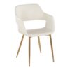 Margarite - Contemporary Dining / Chair (Set of 2) - Gold / Cream - Image 2