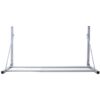 Wall-Mounted Folding Tire Storage, 30.5 To 50.5" Wide, Supports 300 Pounds - Silver - Image 2
