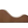 Solace - Chaise Lounge Chair Relaxation, Ergonomic Design With Soft Yet Firm High Density Foam Core, Removable Machinewashable Cover - Brown - Image 2