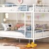 Full Over Full Metal Bunk Bed - White - Image 13