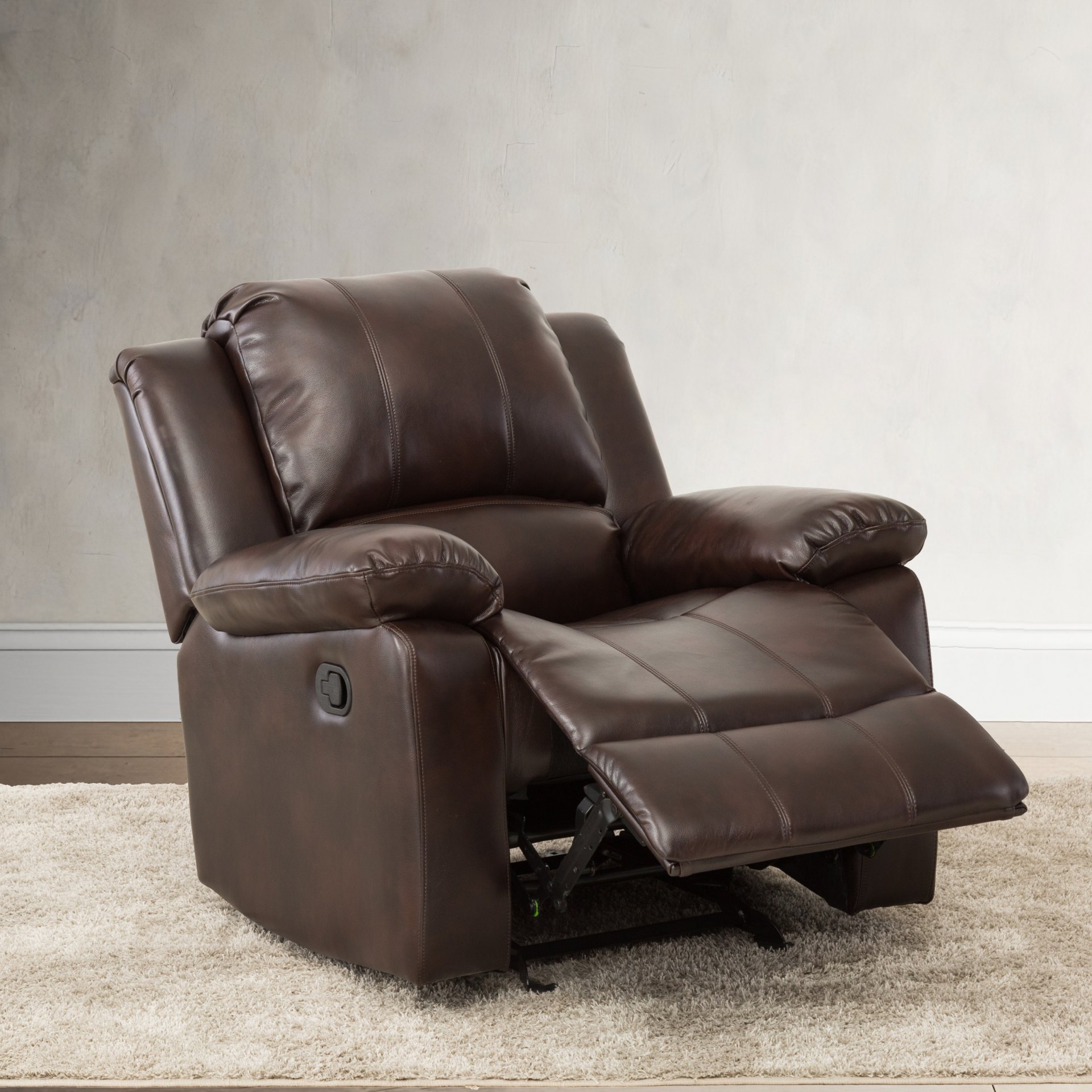 Charlotte - Glider Recliner With Classic Style And Plush Comfort - Brown - Image 2