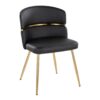 Cinch - Glam / Art Deco Dining Chair (Set of 2) - Gold / Black - Image 2