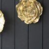 Rose Hanging Resin Wall Accents (Set of 2) - Gold - Image 8