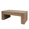 Rustic Wood Coffee Table Modern Farmhouse Rectangular Table For Living Room - Natural / Natural Multi / Natural Wood / Natural / Rustic - Image 5