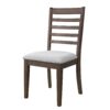 7 Piece Farmhouse Extendable Dining Table Set, Rustic Wood Table With Removable Leaf And 6 Upholstered Chairs For Dining Room - Brown - Image 17