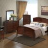 King Bed For Cozy Spaces Elegant - Cappuccino - Image 2