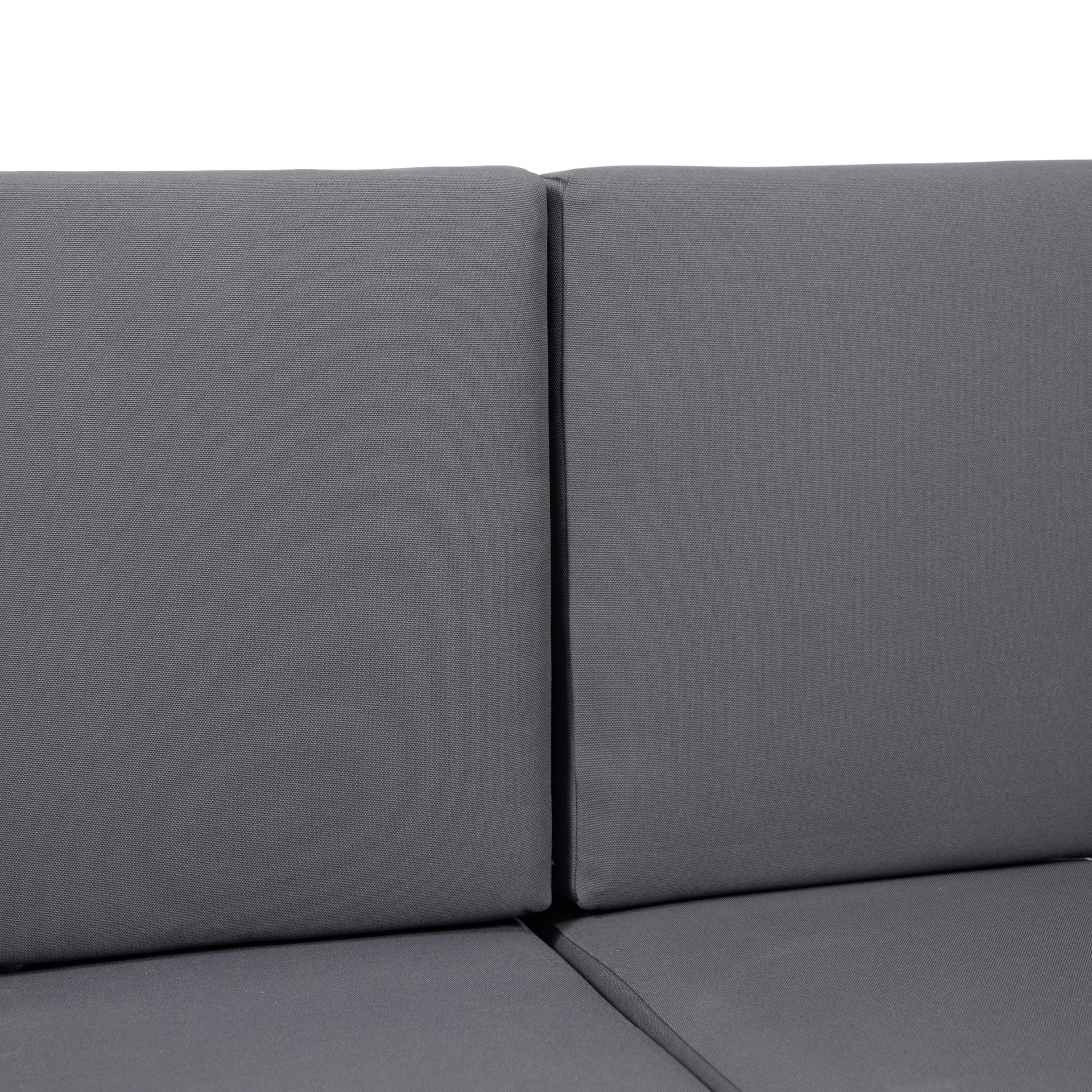 Acacia Wood Outdoor Loveseat And Coffee Table Set With Cushions - Dark Gray - Image 19